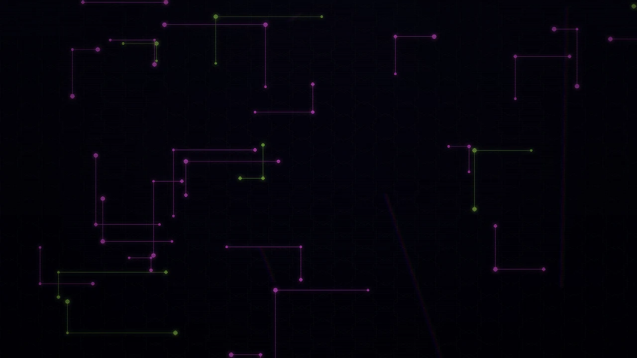 Nexus cyberpunk interface wide shot